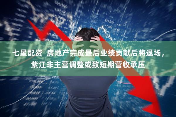 七星配资  房地产完成最后业绩贡献后将退场，紫江非主营调整或致短期营收承压