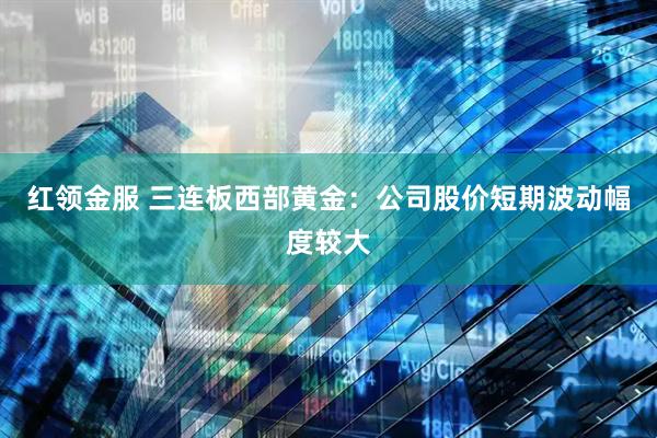 红领金服 三连板西部黄金:公司股价短期波动幅度较大